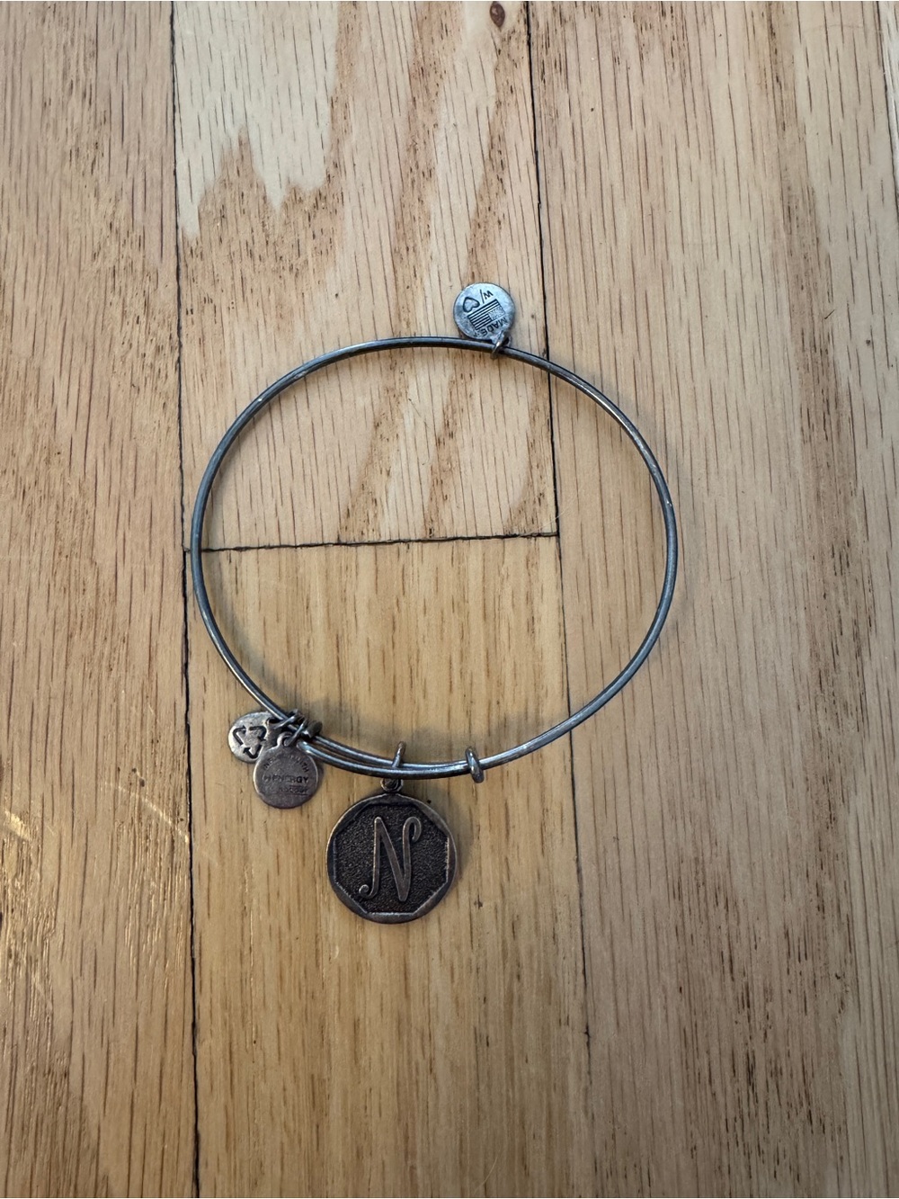 Alex & Ani Initial Letter N Bracelet